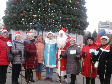 Новогодний забег Дедов Морозов.