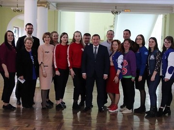 Встреча Губернатора Волгоградской области Андрея Бочарова с руководителями добровольческих организаций.